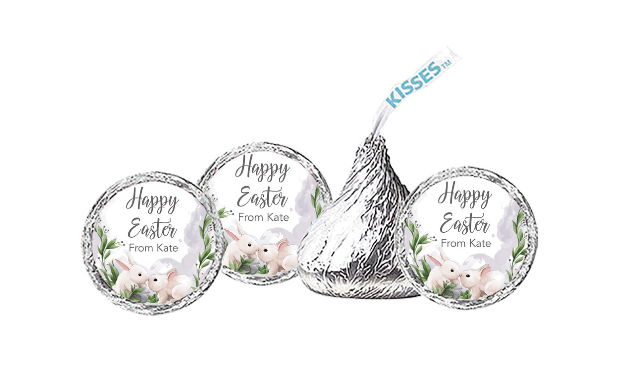 Bunny Kiss Easter Personalised Hershey's Kisses