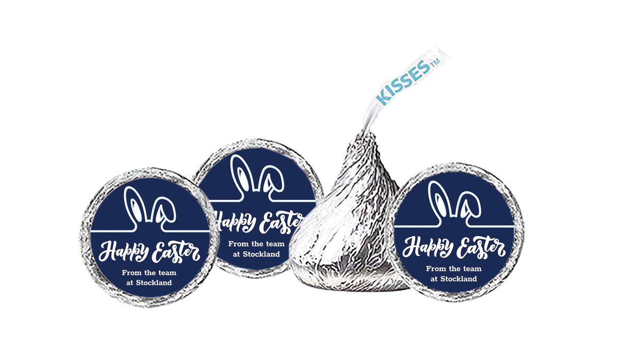 Corporate Easter Personalised Hershey's Kisses