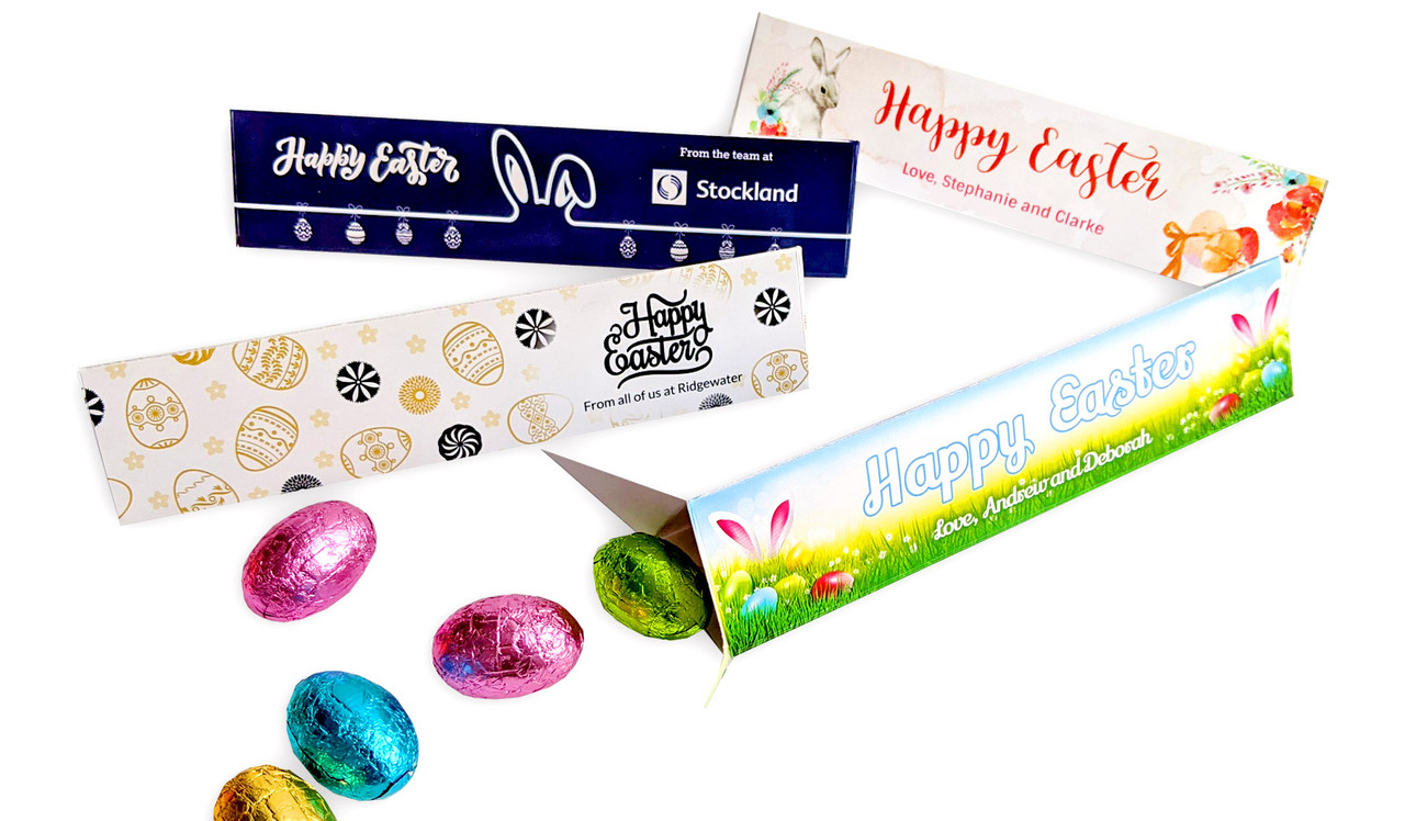 Personalised Triangle Easter Egg Box