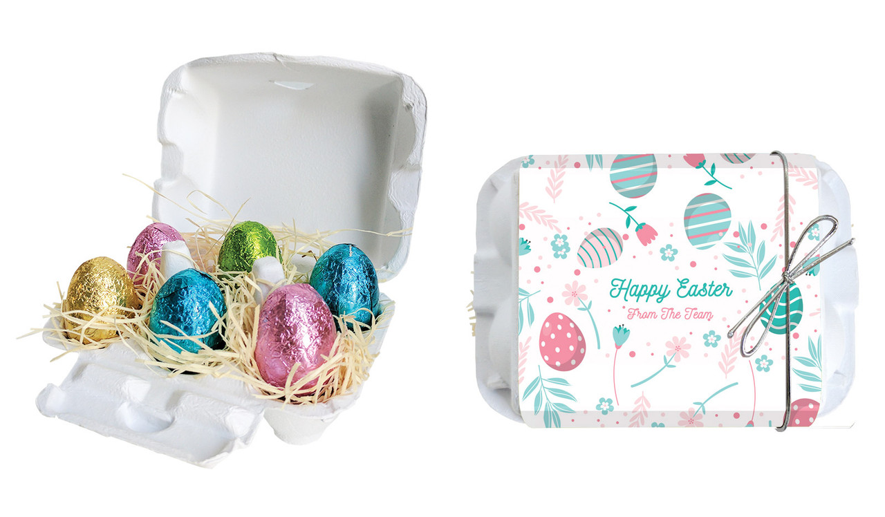 Easter Elements Personalised Easter Egg Carton