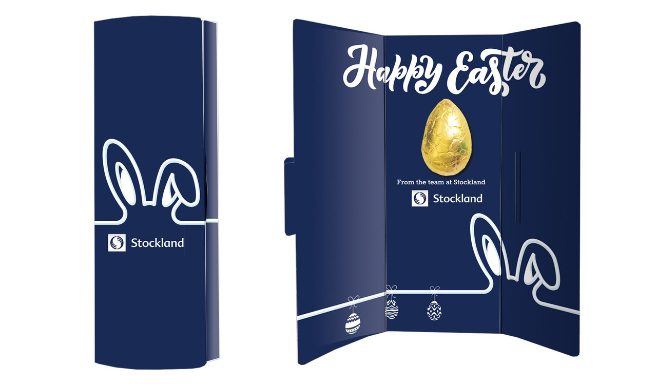 Corporate Easter Chocolate Greeting Card