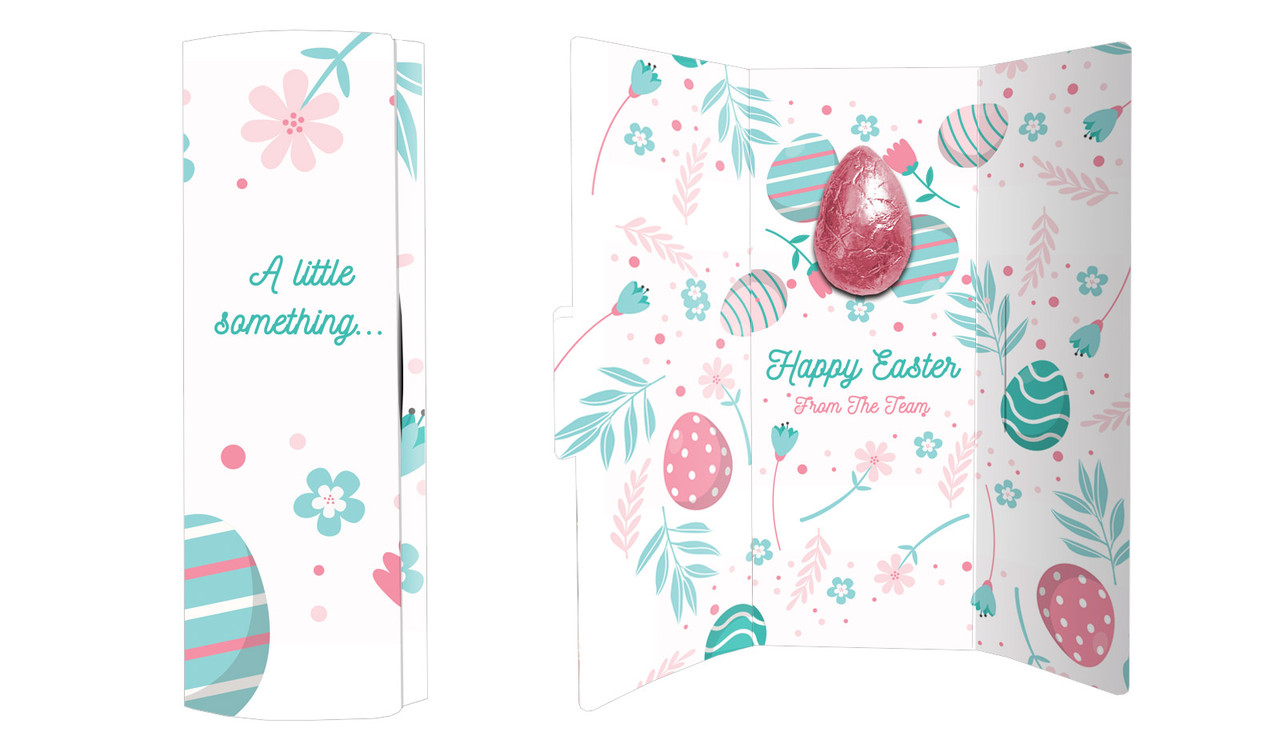 Easter Elements Chocolate Greeting Card