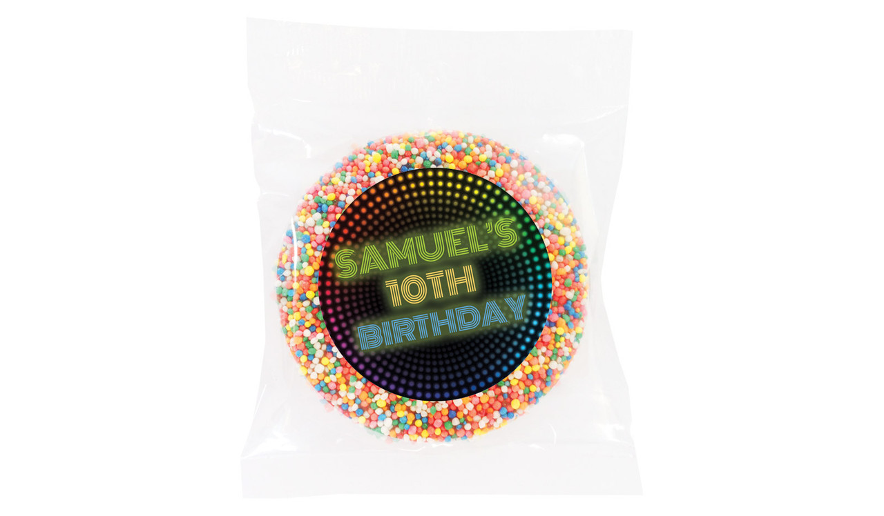Disco Lights Personalised Giant Freckles - Australia's #1 Kids Party Supplies
