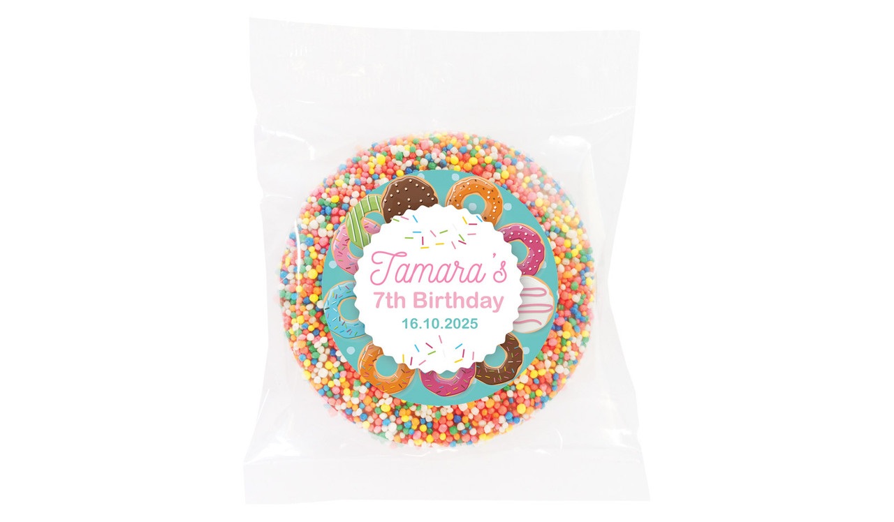 Donut Party Personalised Giant Freckles - Australia's #1 Kids Party Supplies