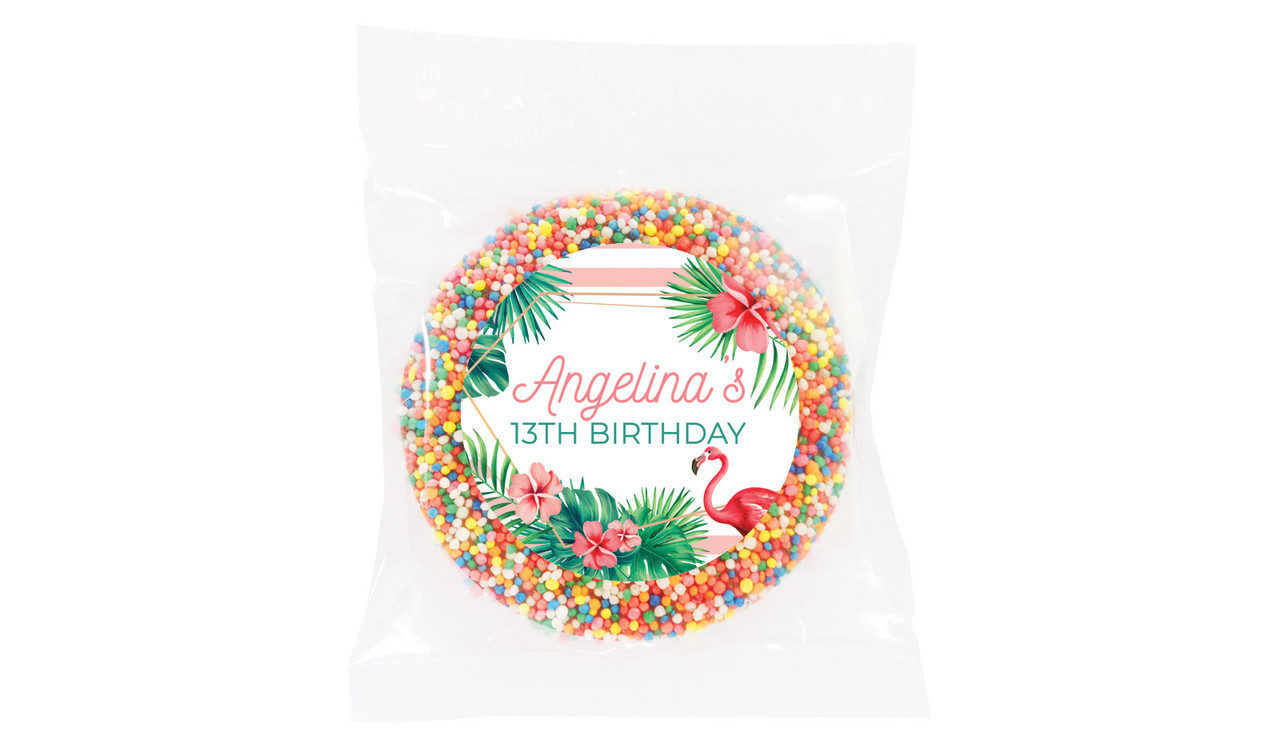 Flamingle Flamingo Personalised Giant Freckles - Australia's #1 Kids Party Supplies