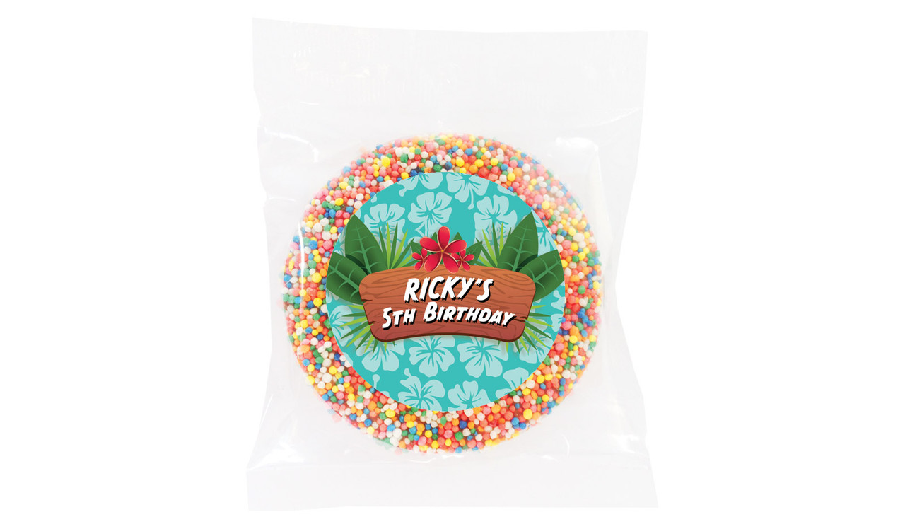 Hawaiian Luau Personalised Giant Freckles - Australia's #1 Kids Party Supplies