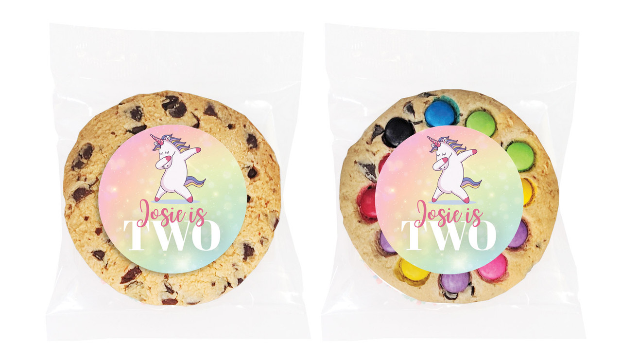 Unicorn Dabbing Personalised Birthday Cookie - Australia's #1 Kids Party Supplies