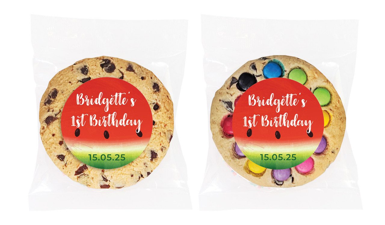 Watermelon Personalised Birthday Cookie - Australia's #1 Kids Party Supplies