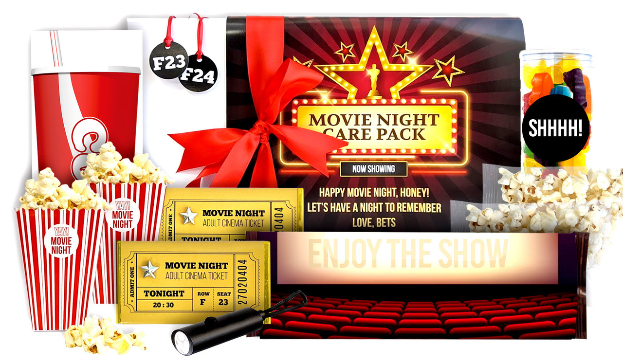 Movie Night Care Pack Personalised Hamper