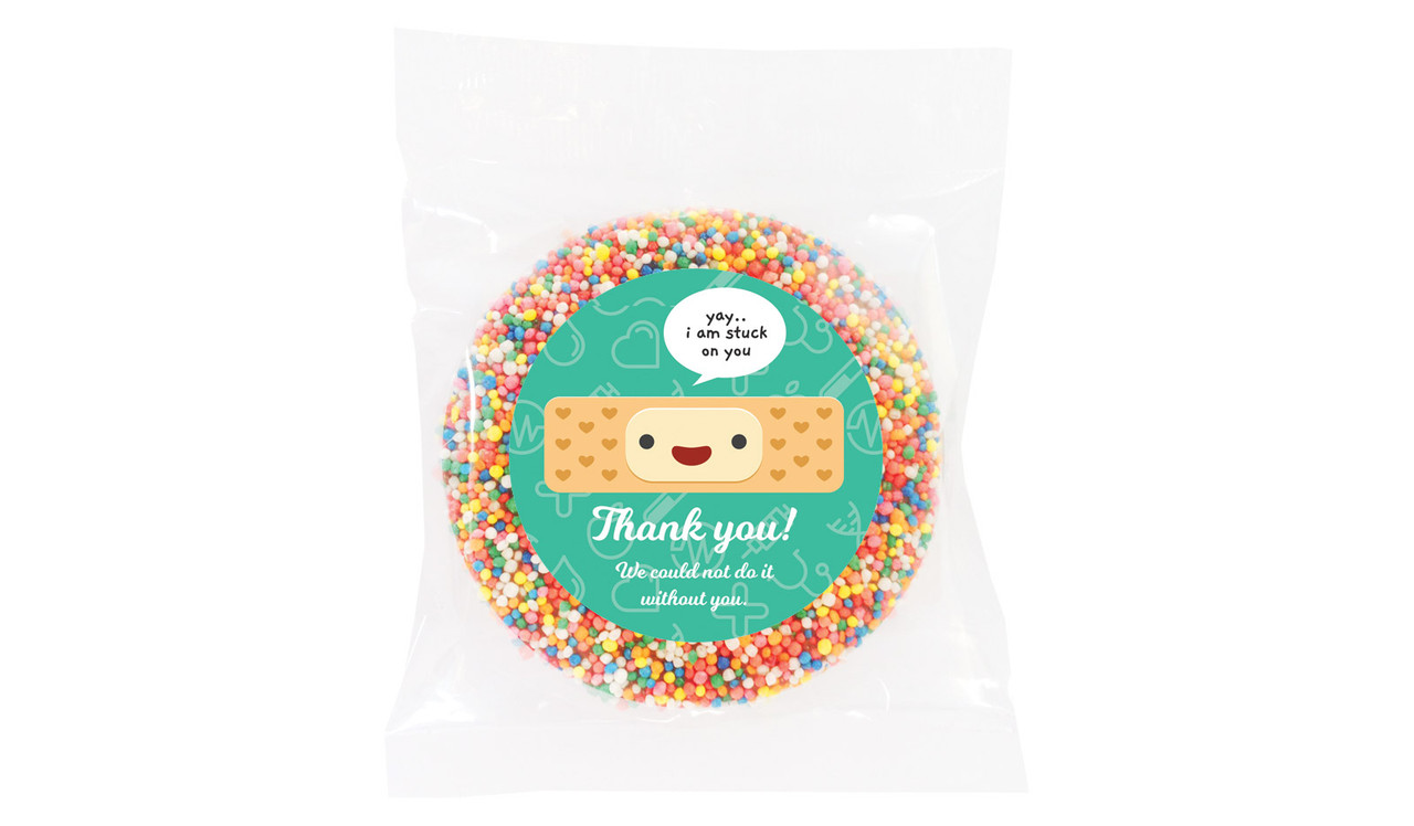 Happy Band Aid Chocolate Personalised Giant Freckles