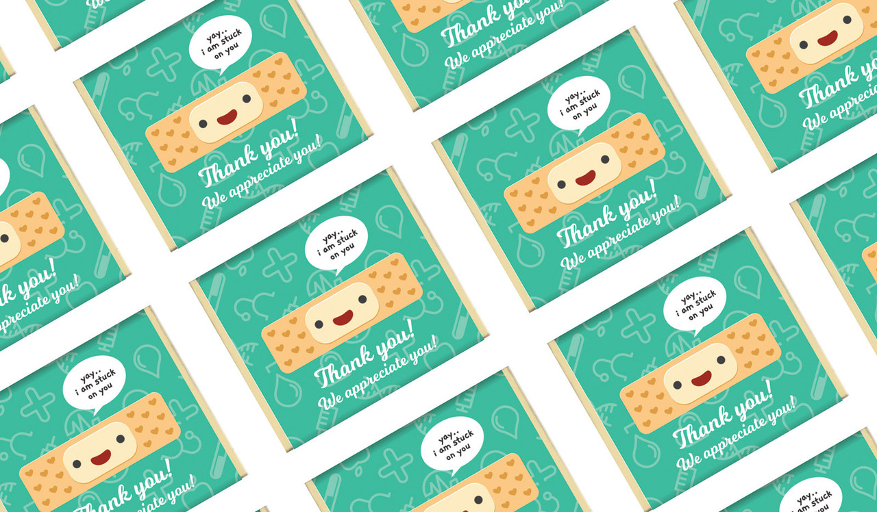 Happy Band Aid Nurses Day Personalised Mini Chocolates