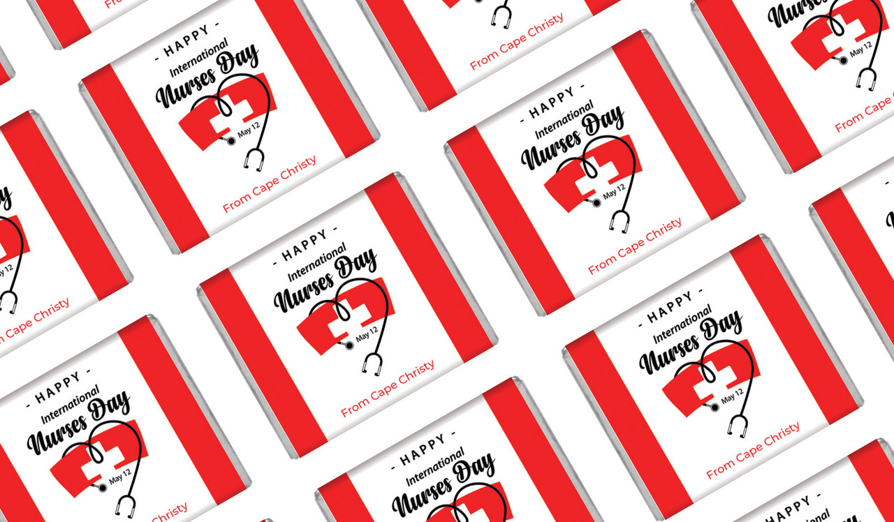 Nurse Hat Nurses Day Personalised Mini Chocolates