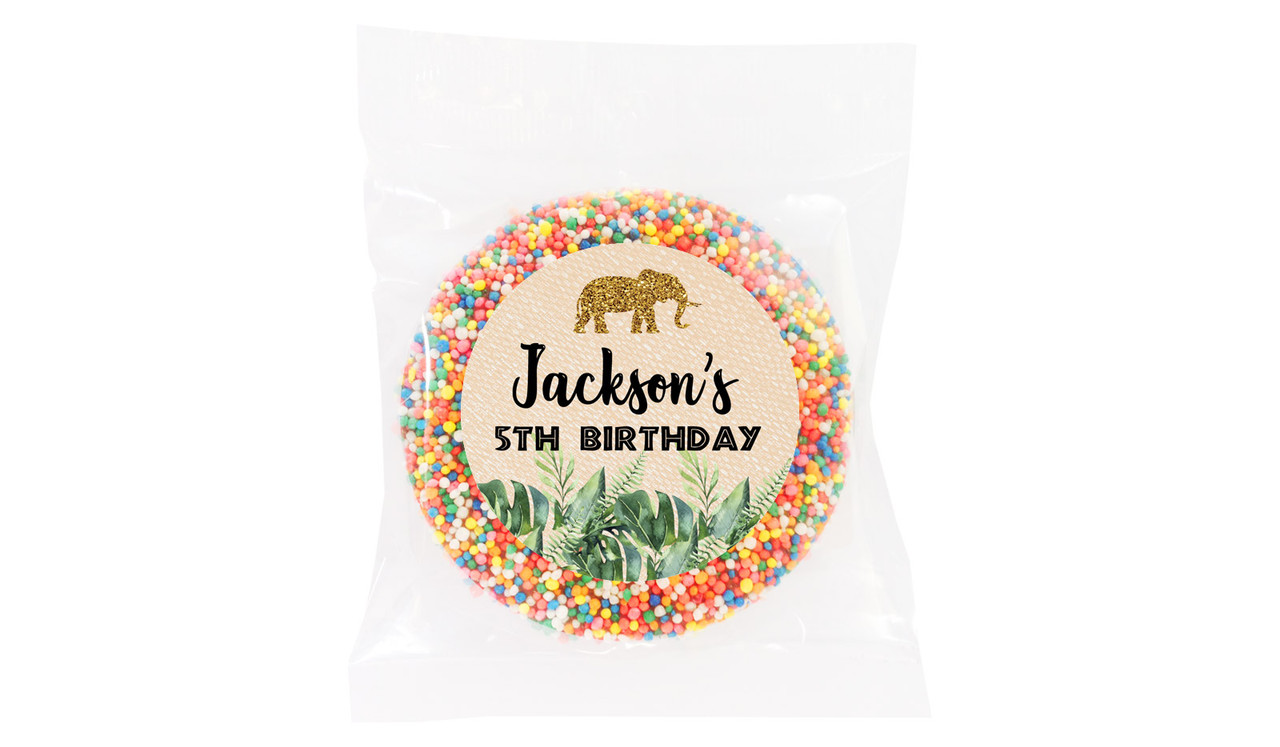 Jungle Gold Birthday Custom Giant Freckles