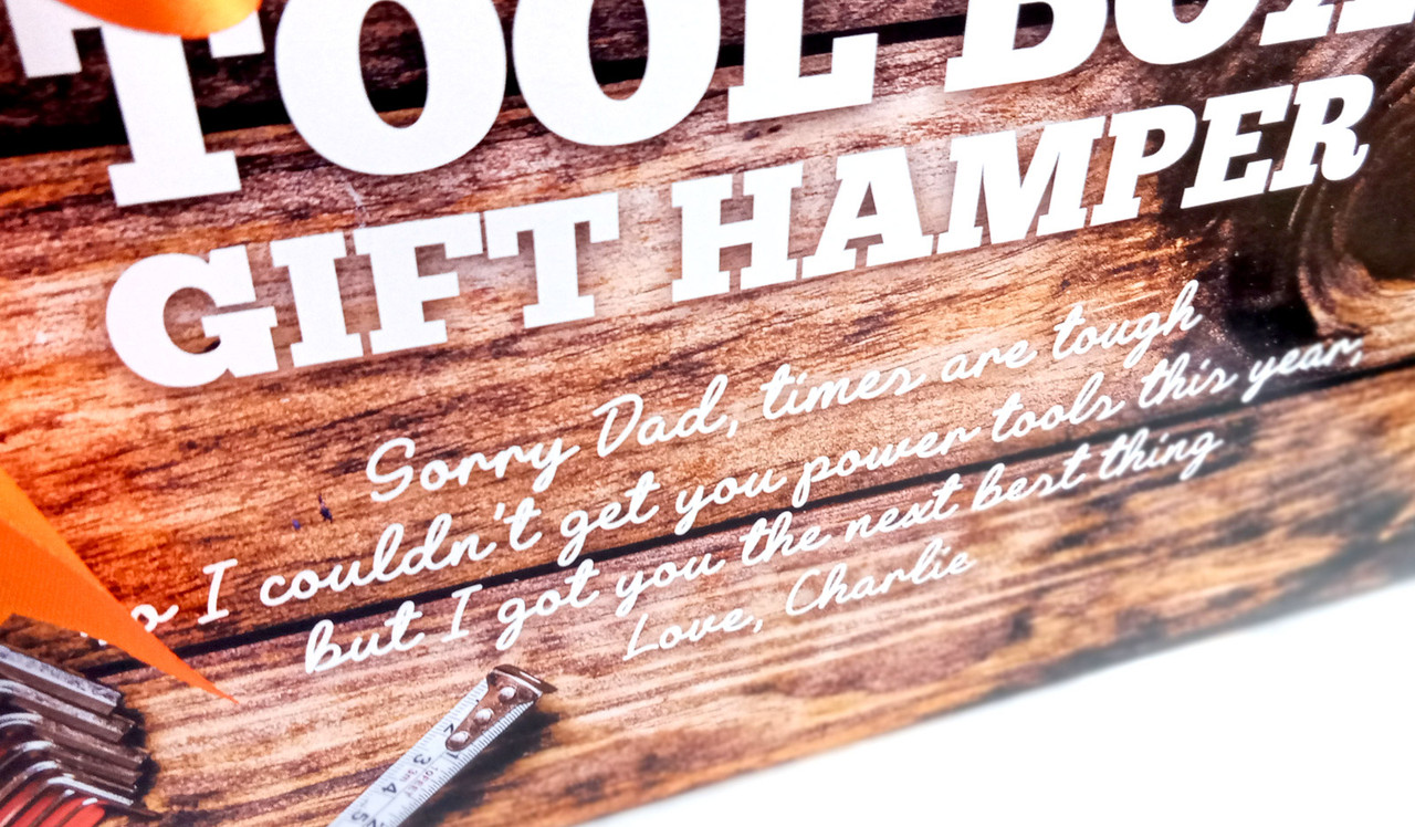 Personalise with any message you like