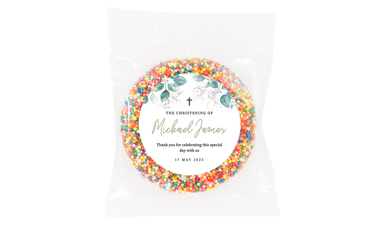 Dream Leaves Personalised Christening Giant Freckle