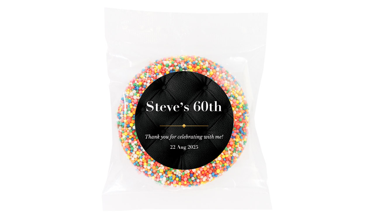Chesterville Personalised Birthday Chocolate Freckle