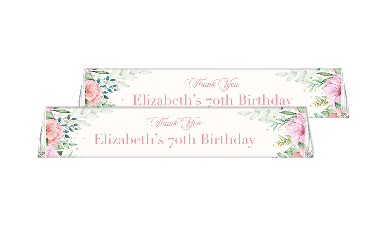 Beautiful Blooms Custom Toblerone Chocolate Bar 50g