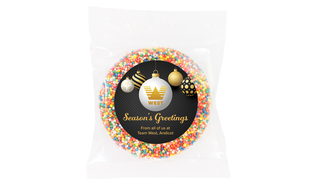 Luxury Black Christmas Giant Chocolate Freckle