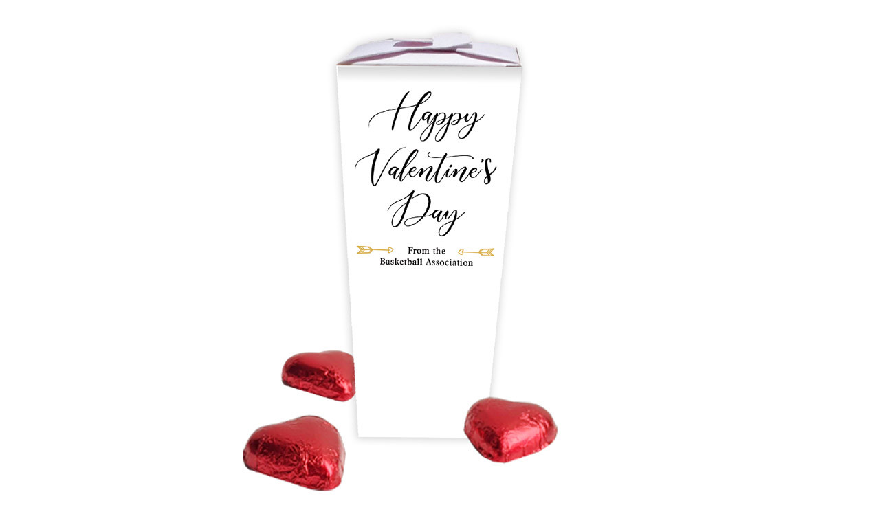 Simple Sentiment Valentines Day Personalised Chocabox
