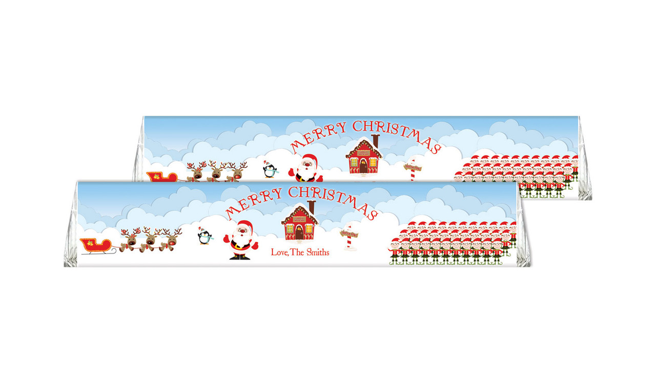 Santa's Workshop Personalised Christmas Toblerone Chocolates 50g