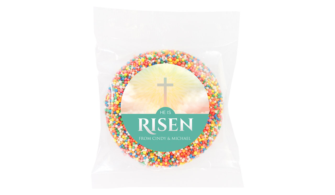 Heavenly Cross Personalised Easter Giant Chocolate Freckles