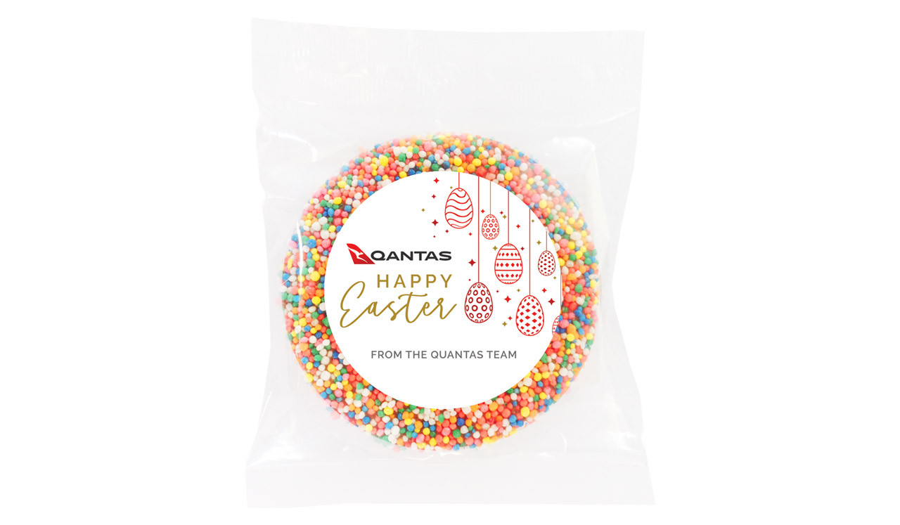 Hanging Eggs Personalised Easter Giant Chocolate Freckles