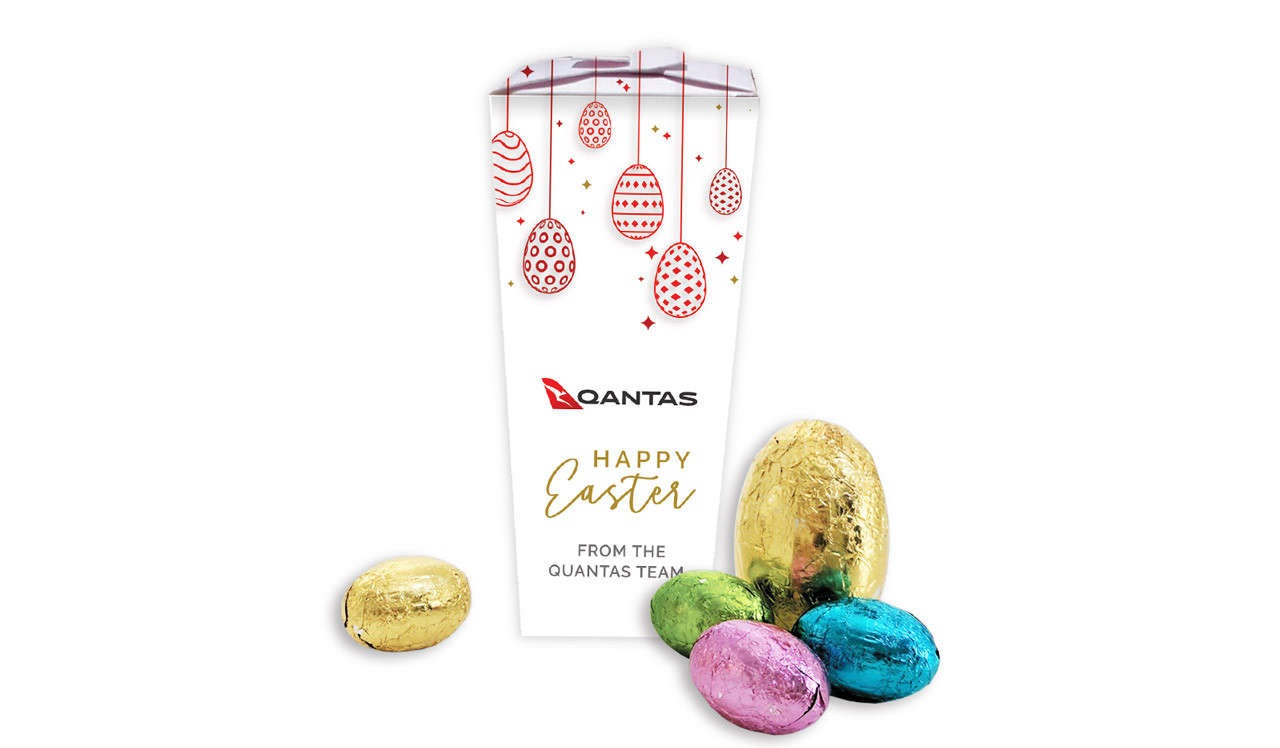 Hanging Eggs Personalised Easter Egg Chocabox