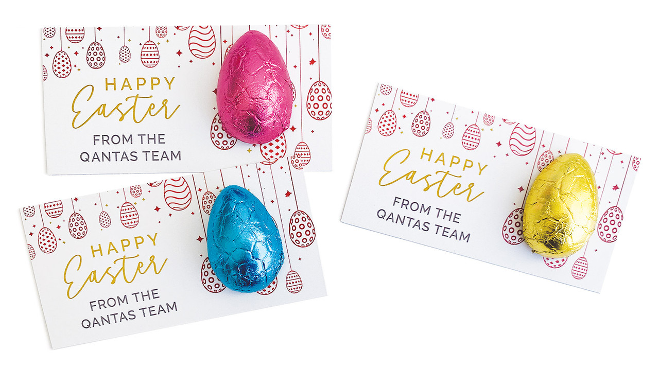 Hanging Eggs Personalised Easter Egg Card