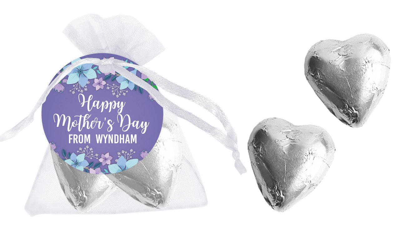 Dusk Flowers Mother's Day Organza Bag