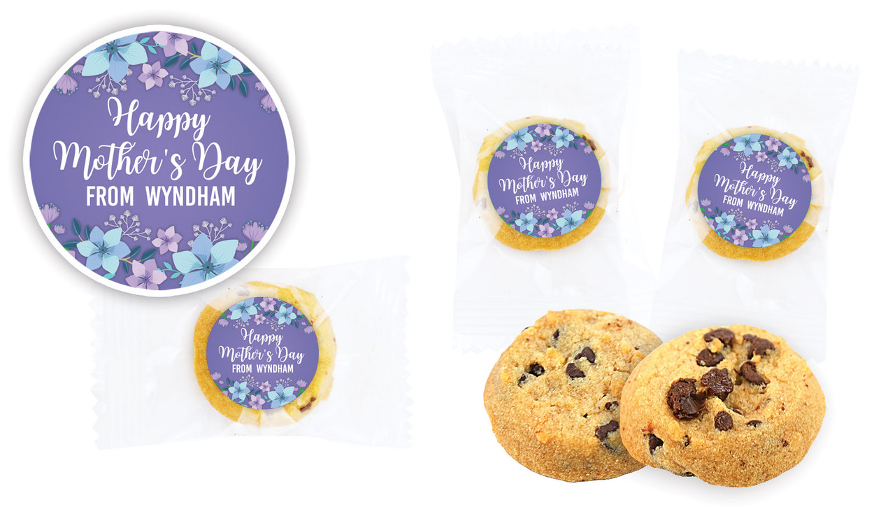 Dusk Flowers Mothers Day Personalised Cookie 5g