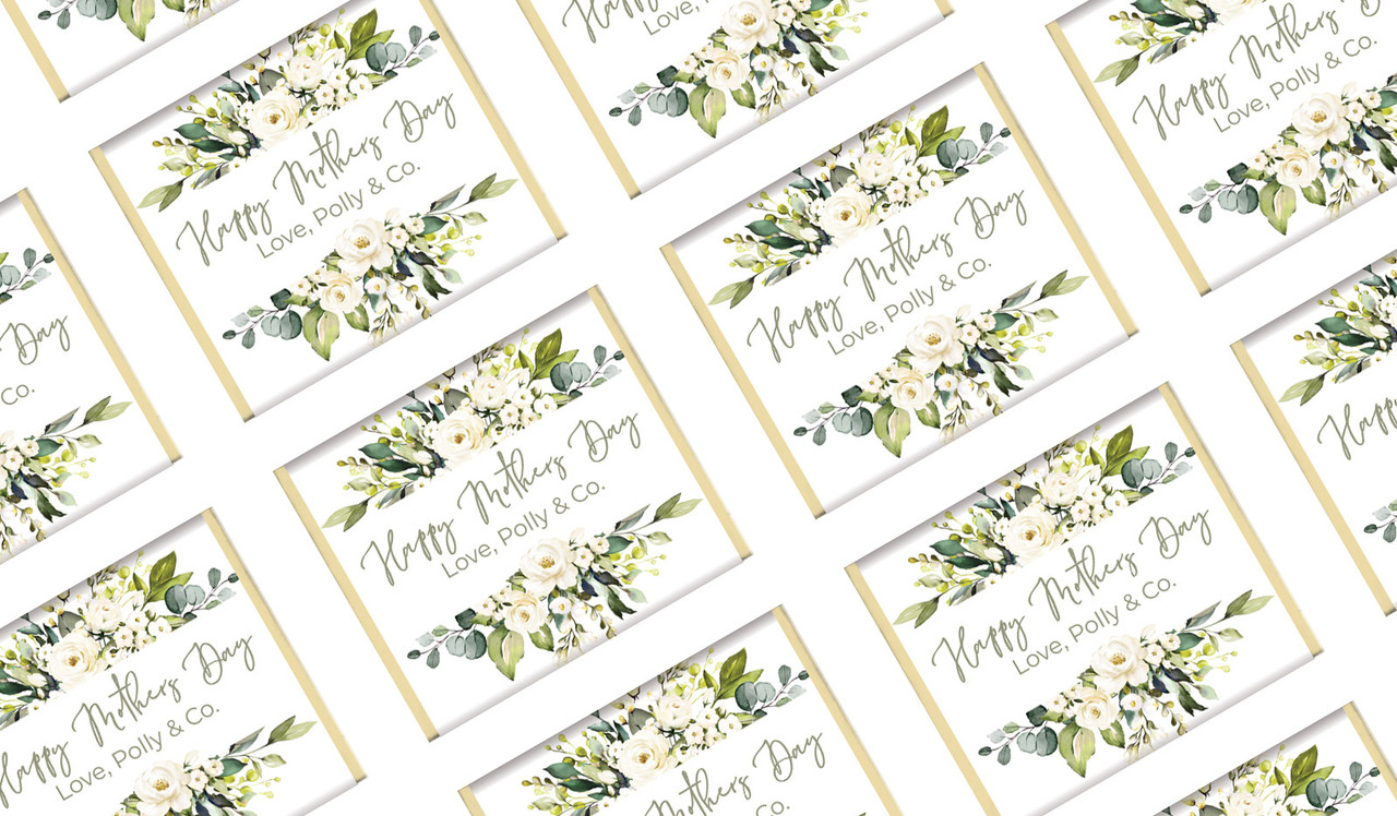 White Roses Mother's Day Mini Chocolates