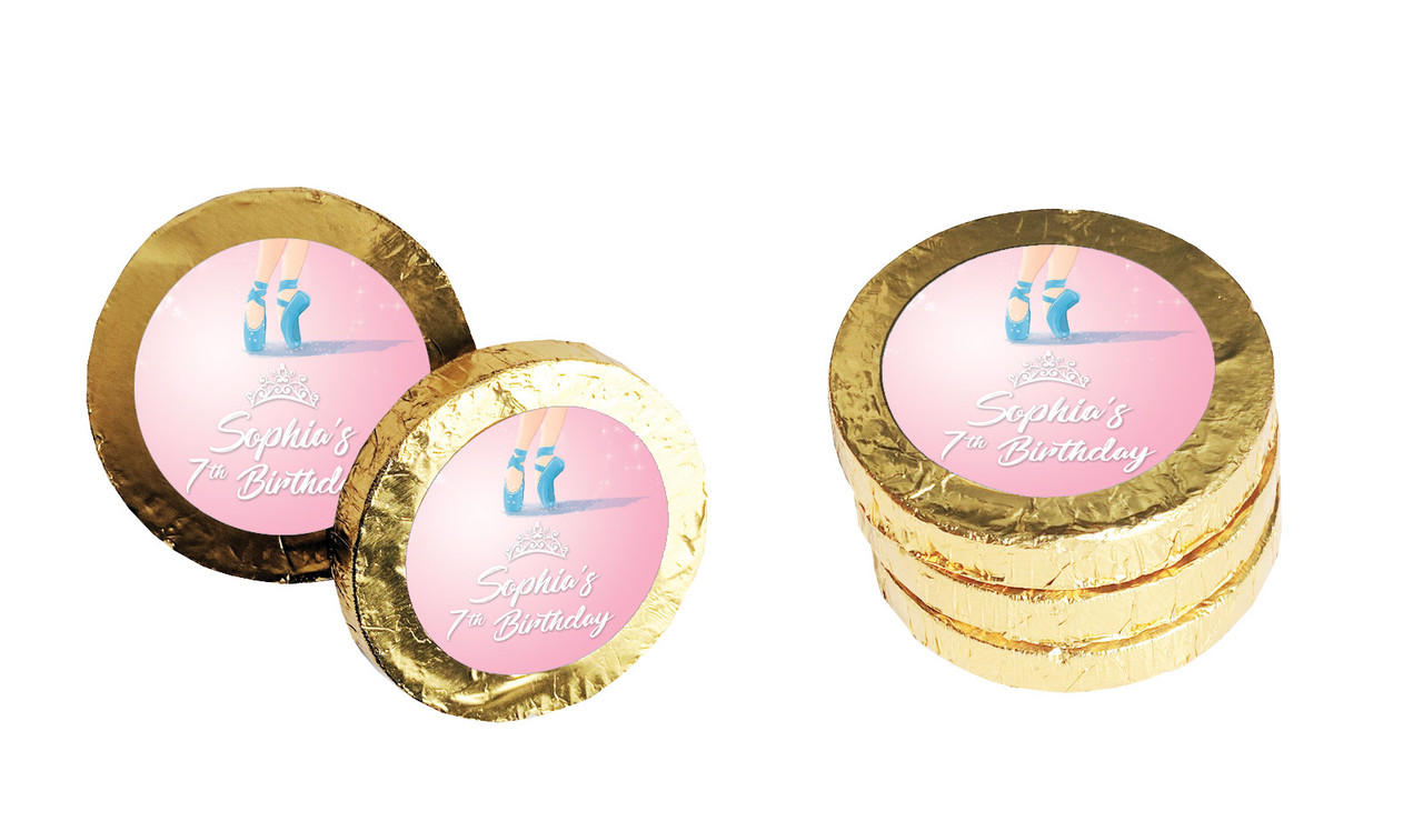 Ballet Personalised Chocolate Coin
