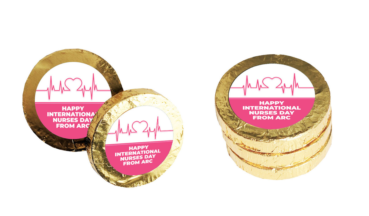 Heart Rate Nurses Day Chocolate Coin