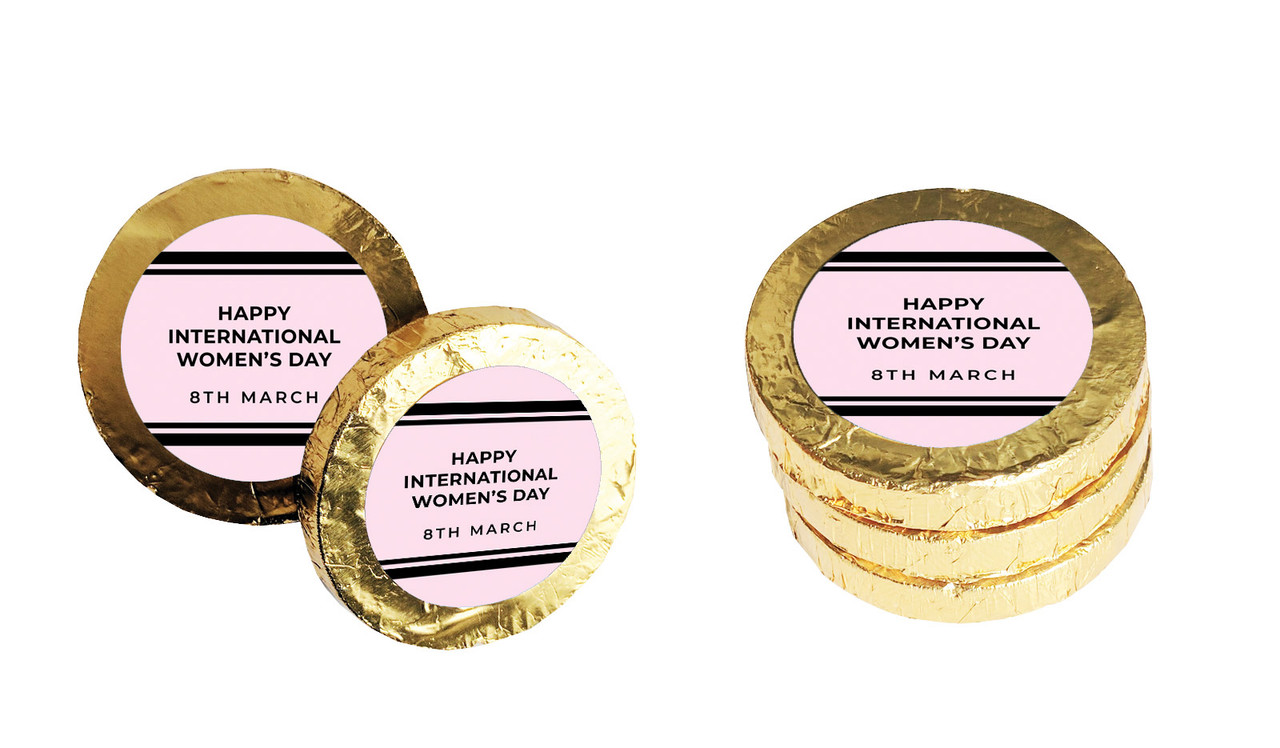 Chic Womens Day Chocolate Coin