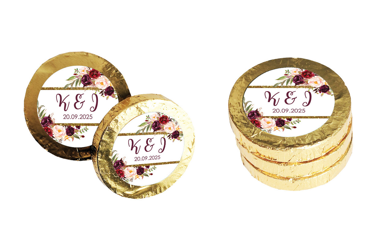 Masala Corners Personalised Chocolate Coin