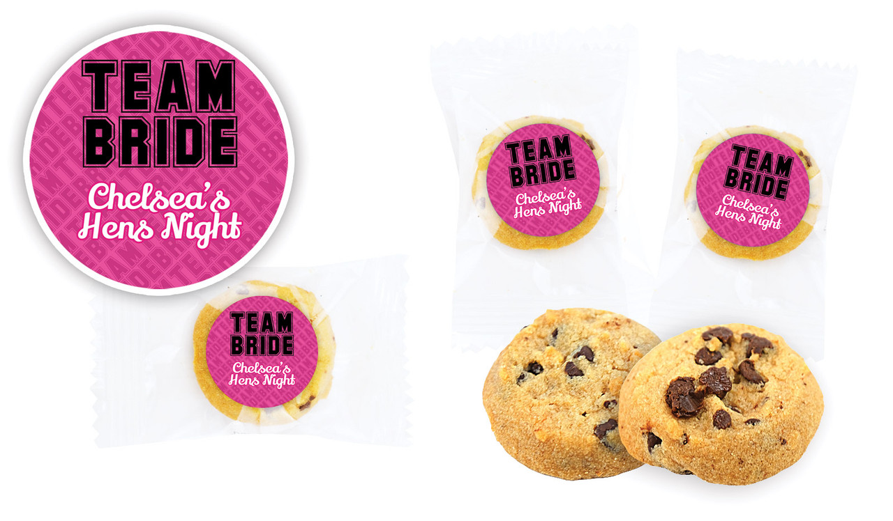 Team Bride Custom Hens Night Bite-Size Cookie 5g
