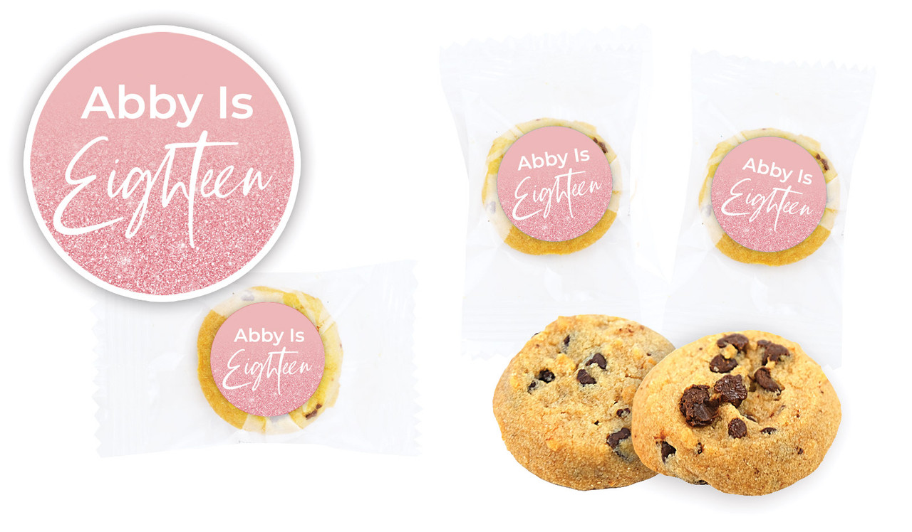 18th Birthday Personalised Bite-Size Cookie 5g