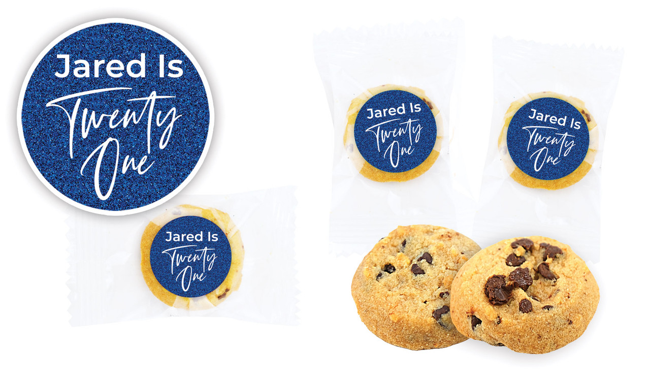 21st Birthday Personalised Bite-Size Cookie 5g