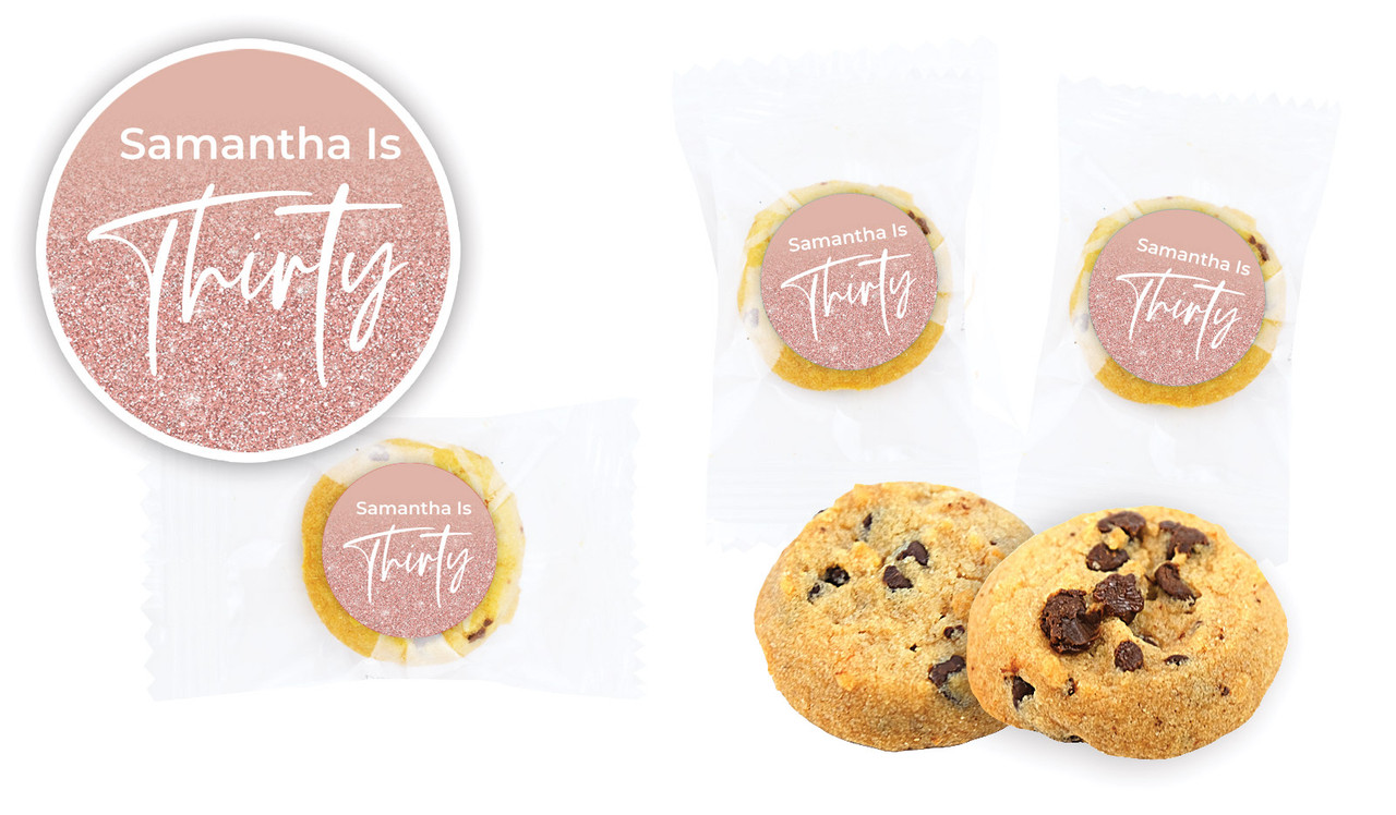 30th Birthday Personalised Bite-Size Cookie 5g