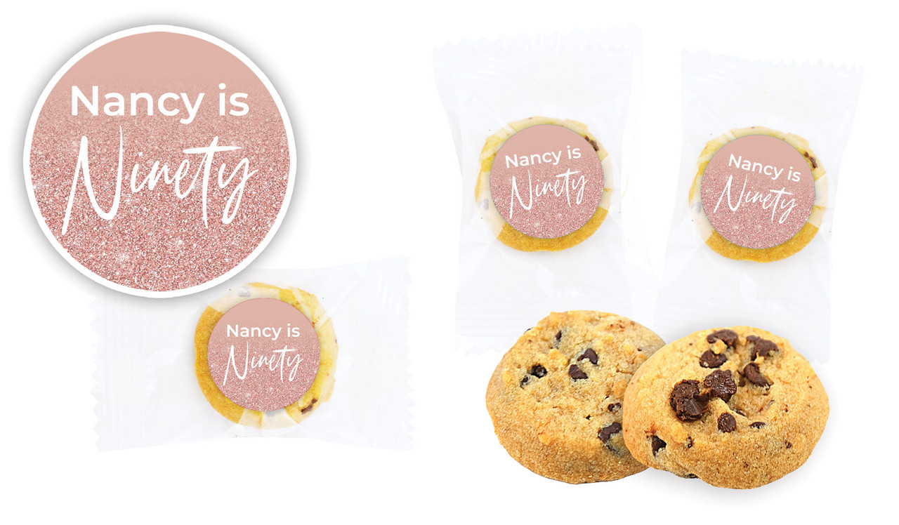 90th Birthday Personalised Bite-Size Cookie 5g