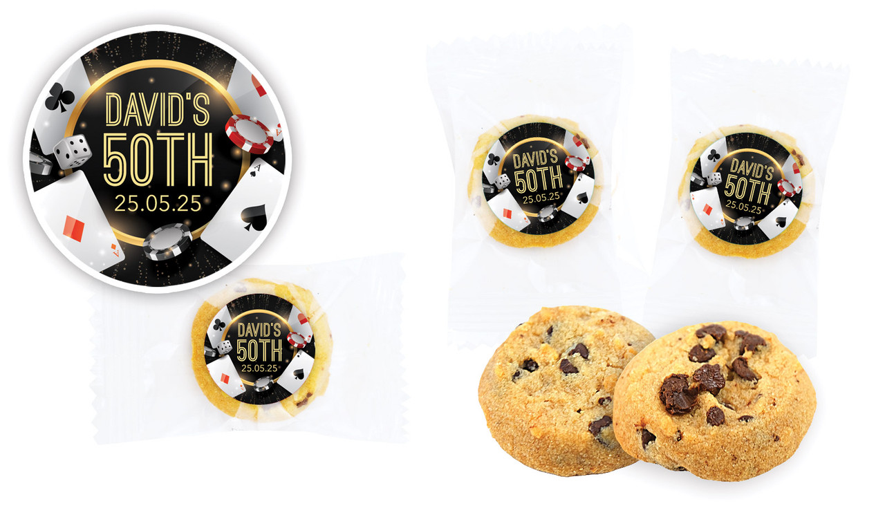 Casino Personalised Bite-Size Cookie 5g