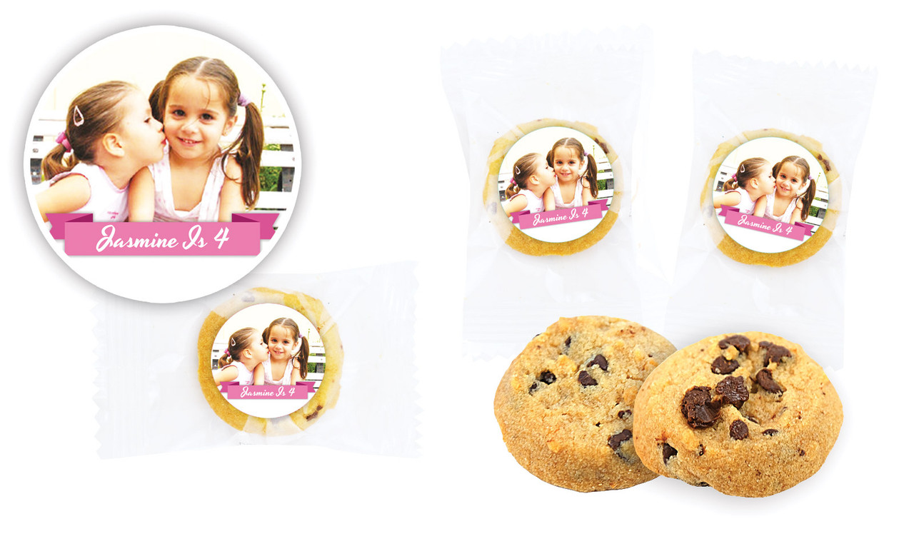 Banner Photo Pink Birthday Bite-Size Cookie 5g