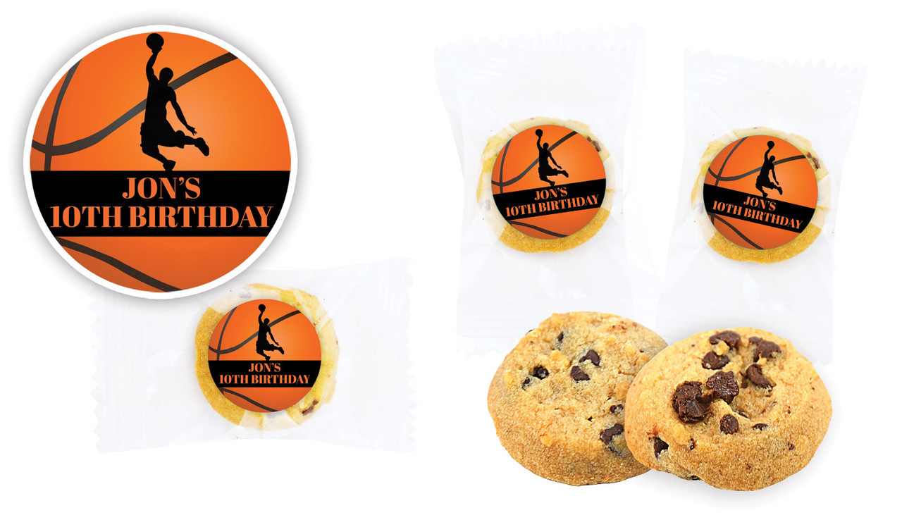 Basketball Birthday Bite-Size Cookie 5g
