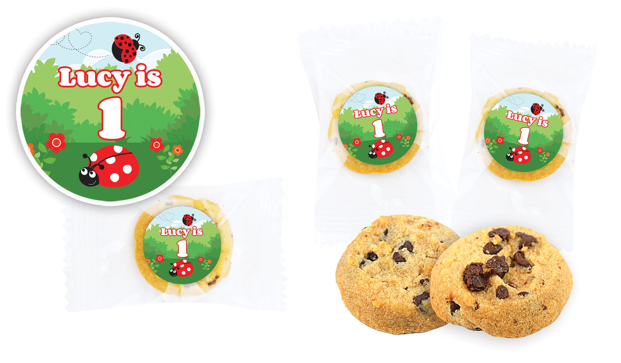Lady Bug Birthday Bite-Size Cookie 5g