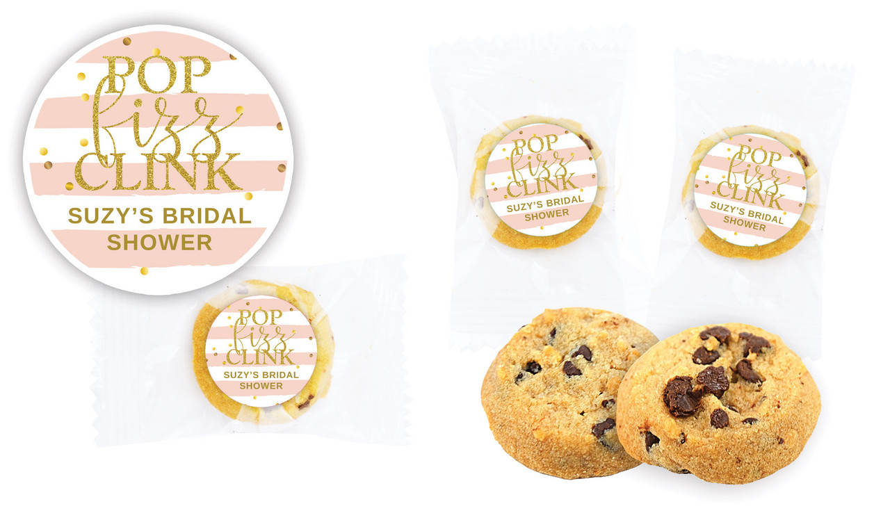 Pop Fizz Clink Bridal Shower Bite-Size Cookie 5g