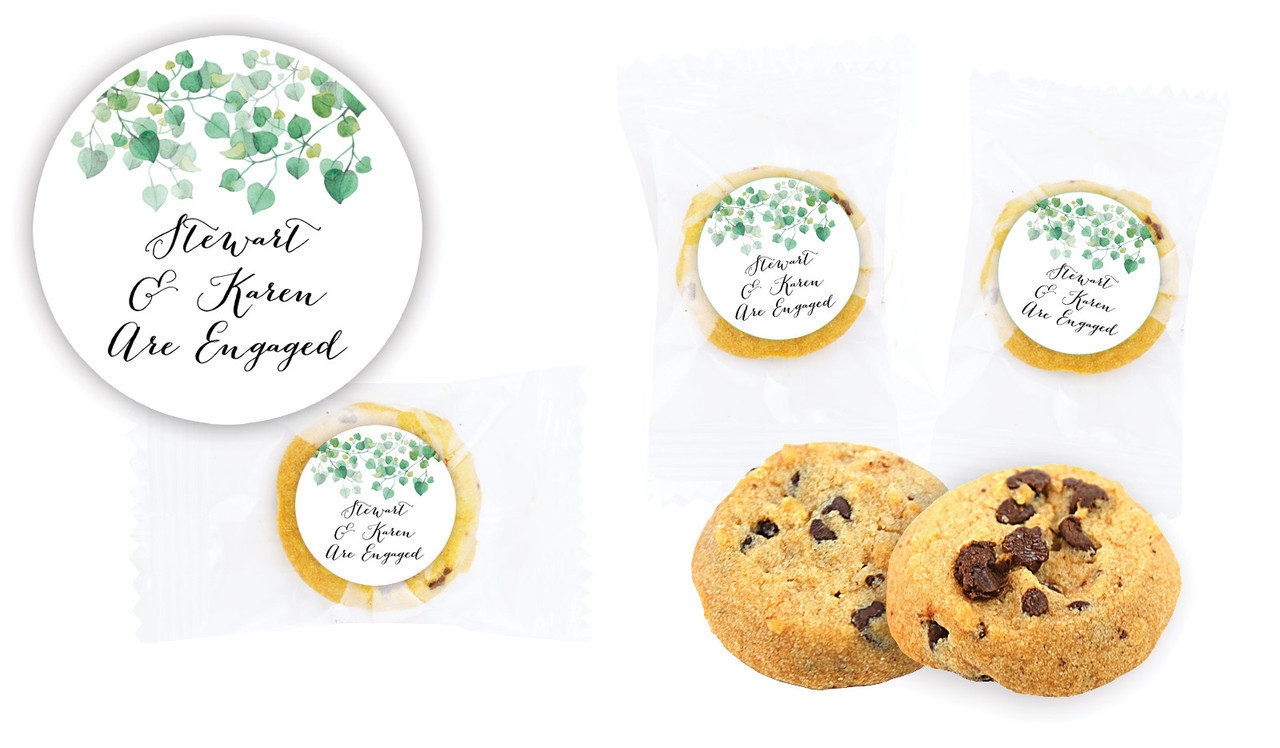 Hanging Leaves Engagement Bite-Size Cookie 5g