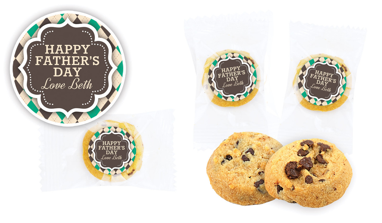 Argyle Fathers Day Bite-Size Cookie 5g