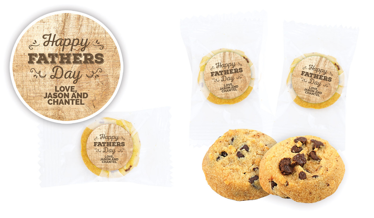 Timber Message Fathers Day Bite-Size Cookie 5g