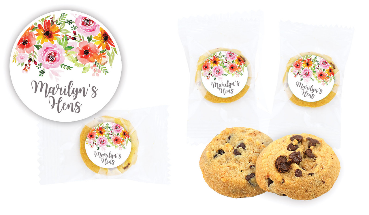 Beautiful Florals Hens Night Bite-Size Cookie 5g
