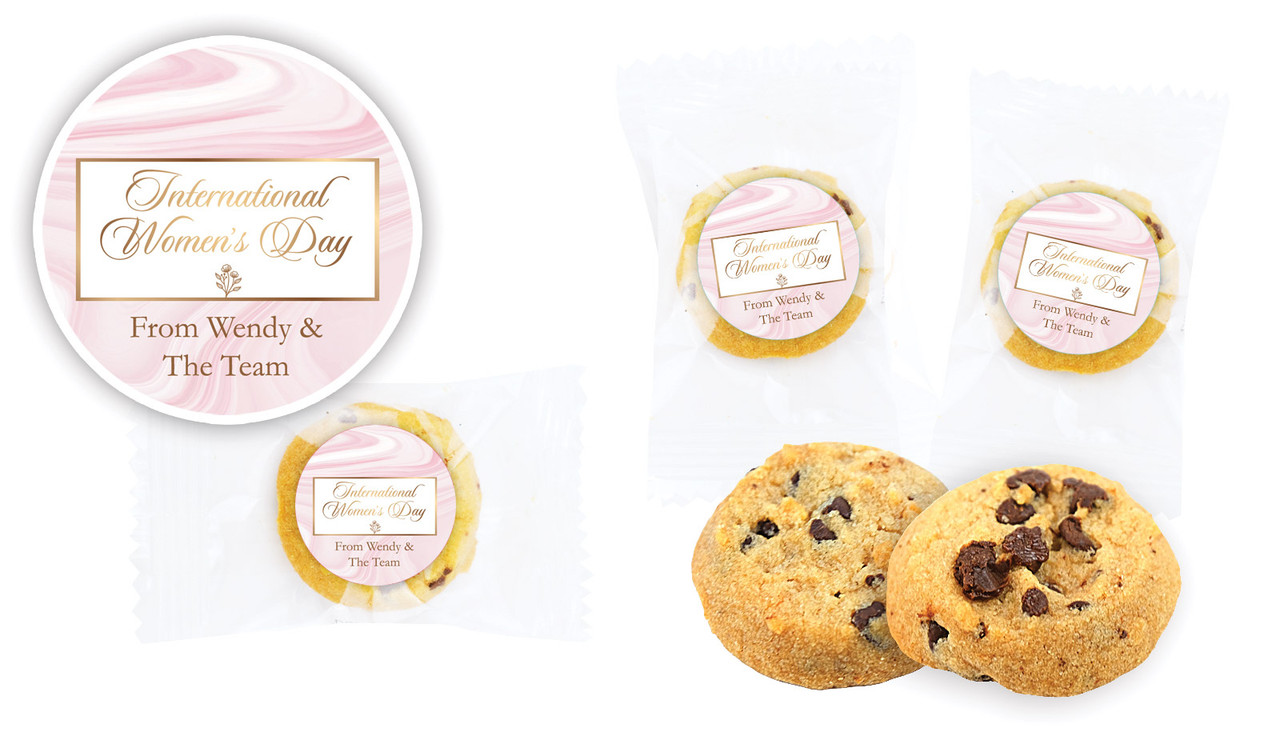 Pink Marble International Womens Day Bite-Size Cookie 5g